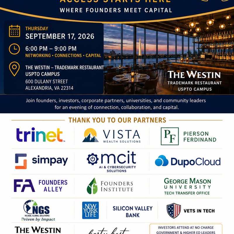 Cover Image for Cocktails & Capital™ NoVa Launch