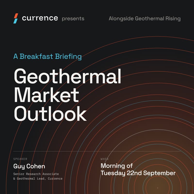 Cover Image for Geothermal Market Outlook by Currence