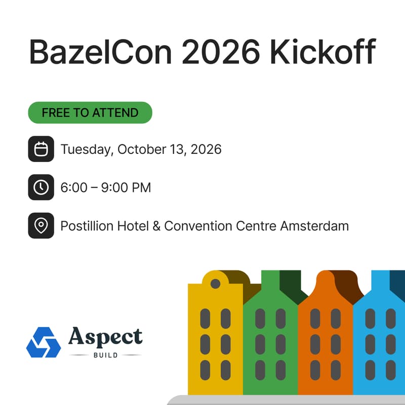 Cover Image for BazelCon Kickoff