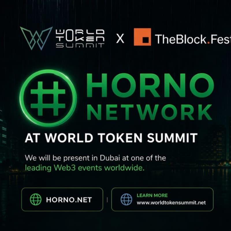 Cover Image for HORNO Network Workshop at World Token Summit 3.0 X TheBlock. Fest