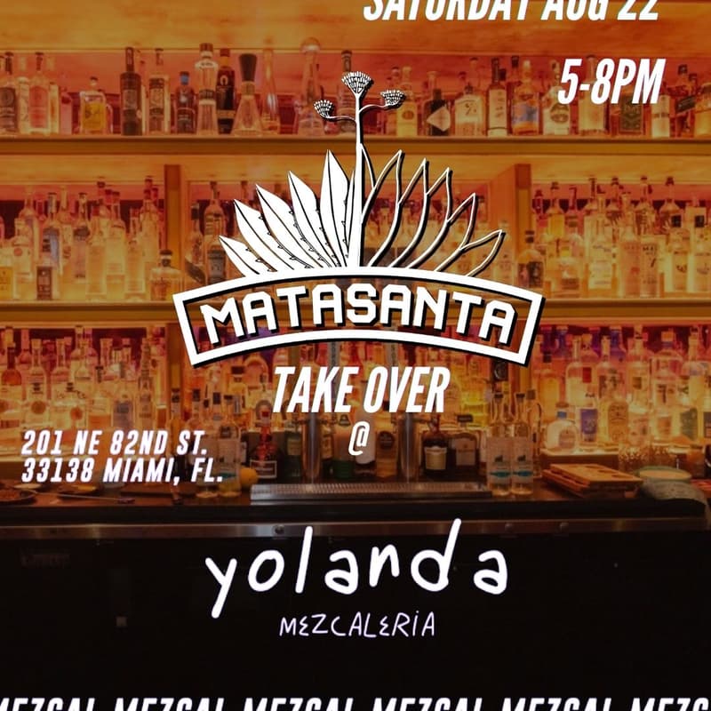 Cover Image for MATASANTA take over at Yolanda Mezcalería