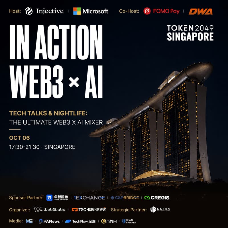 Cover Image for 🍷🍴Token 2049|IN ACTION:WEB3 x AI