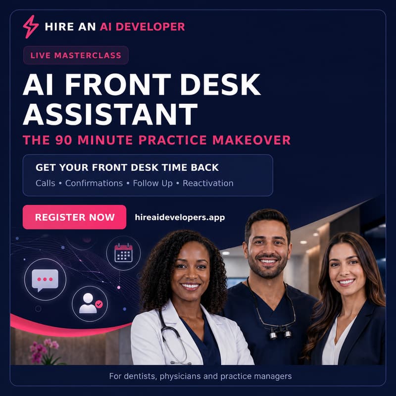 Cover Image for AI Front Desk Assistant: The 90-Minute Practice Makeover