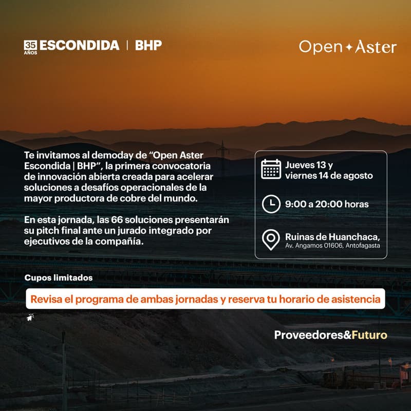 Cover Image for Pitch Final Soluciones Open Aster Escondida | BHP