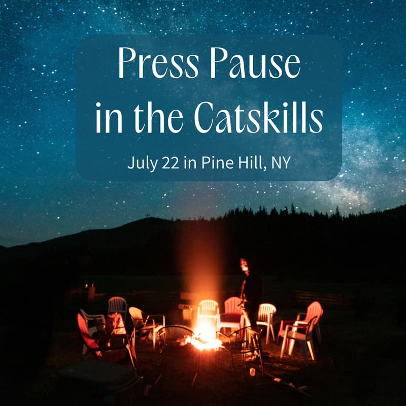 Cover Image for Press Pause in the Catskills