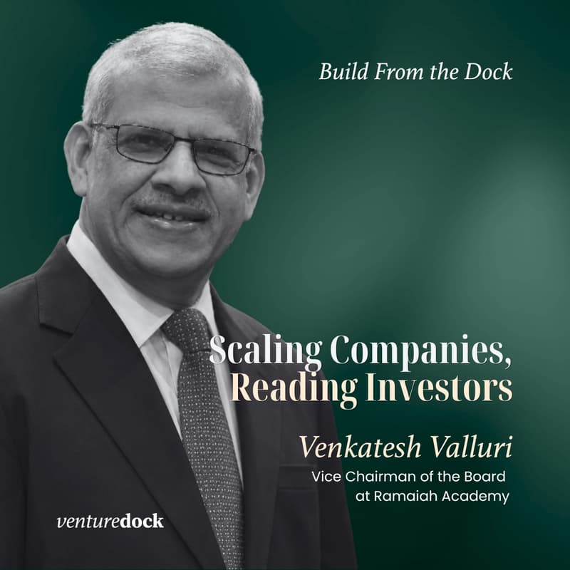 Cover Image for Fireside Chat with Venkatesh Valluri & Murali Chirala: Scaling Companies, Reading Investors