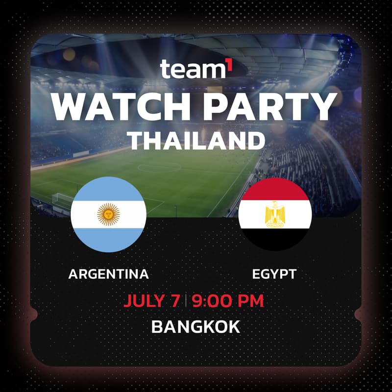 Cover Image for Team1 World Cup Watch Party: Argentina vs Egypt