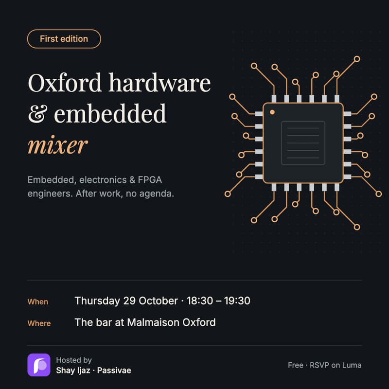 Cover Image for Oxford Hardware & Embedded Mixer