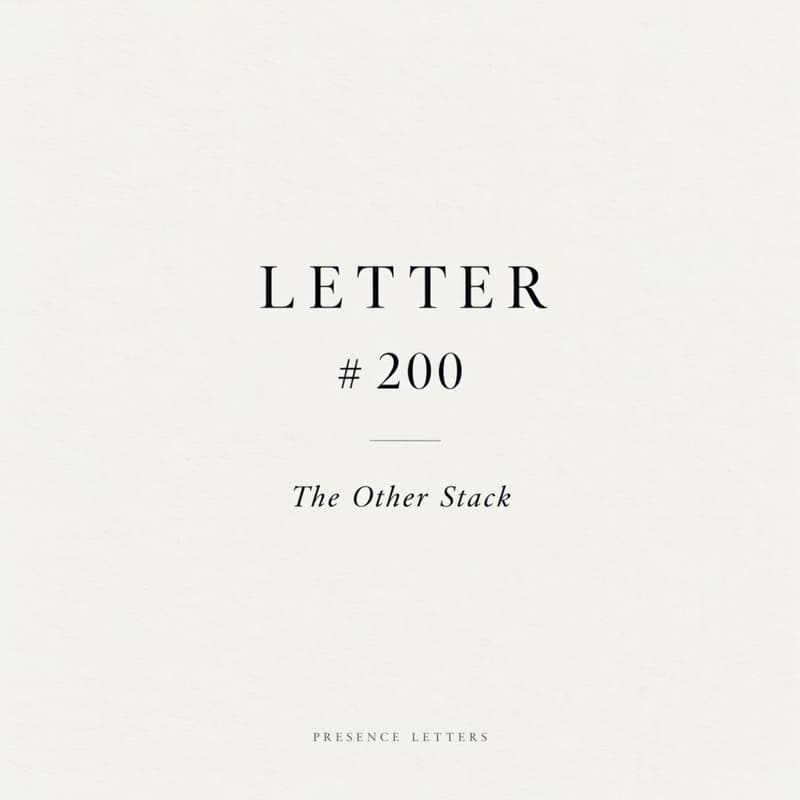 Cover Image for Letter #200: The Other Stack