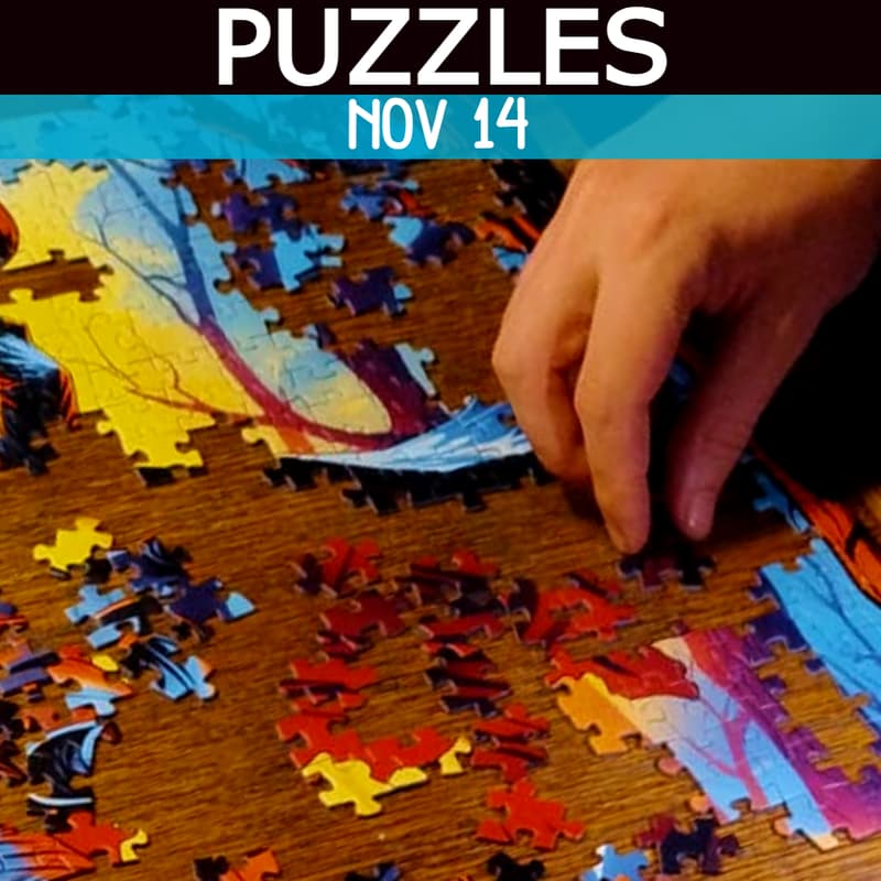 Cover Image for Puzzles! Nov 14, 2026