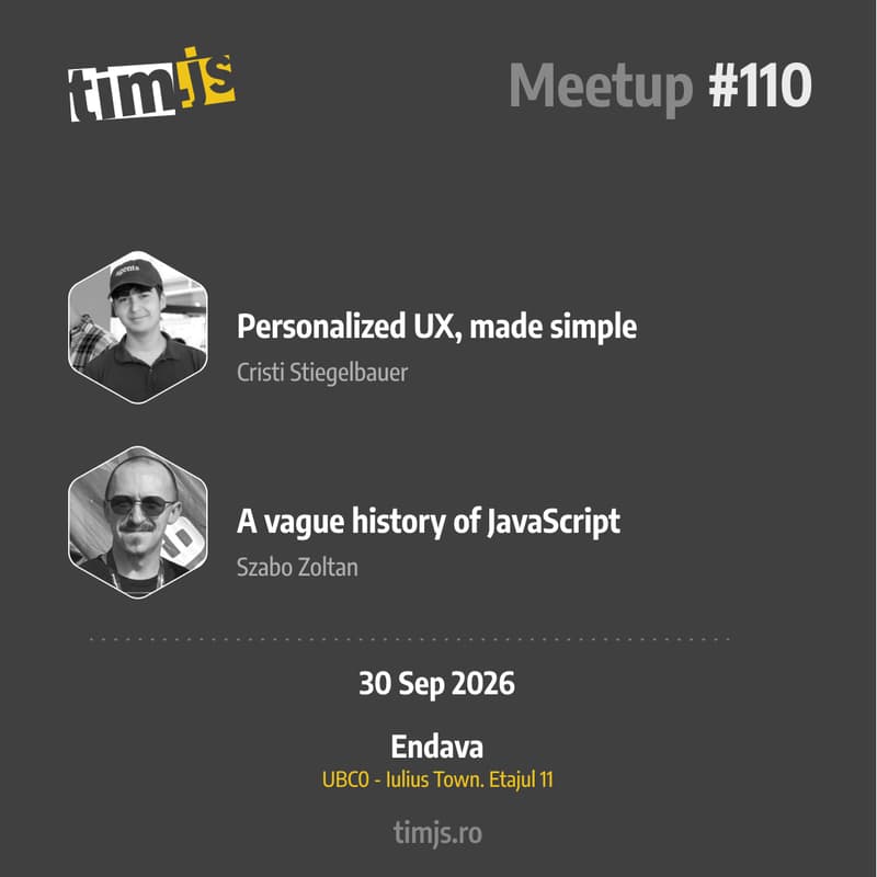 Cover Image for tim.js meetup #110