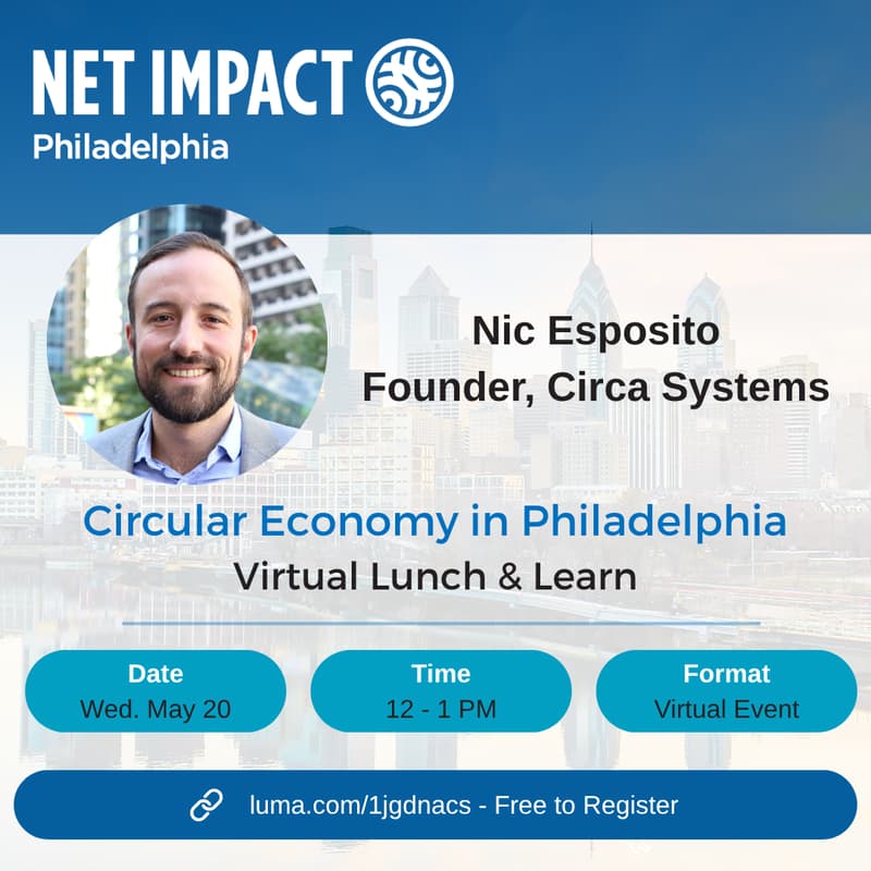 Cover Image for Virtual Lunch & Learn: Circular Economy with Nic Esposito