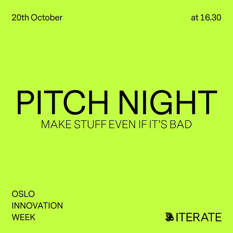Cover Image for Pitch Night + OIW
