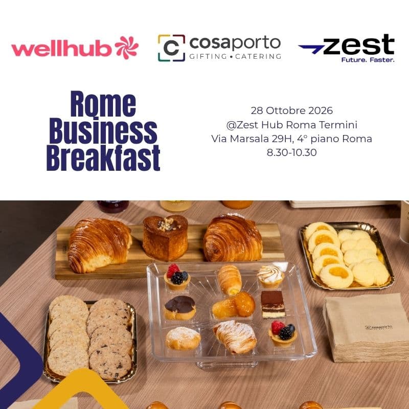 Cover Image for Rome Business Breakfast: Cosaporto con Wellhub e Zest