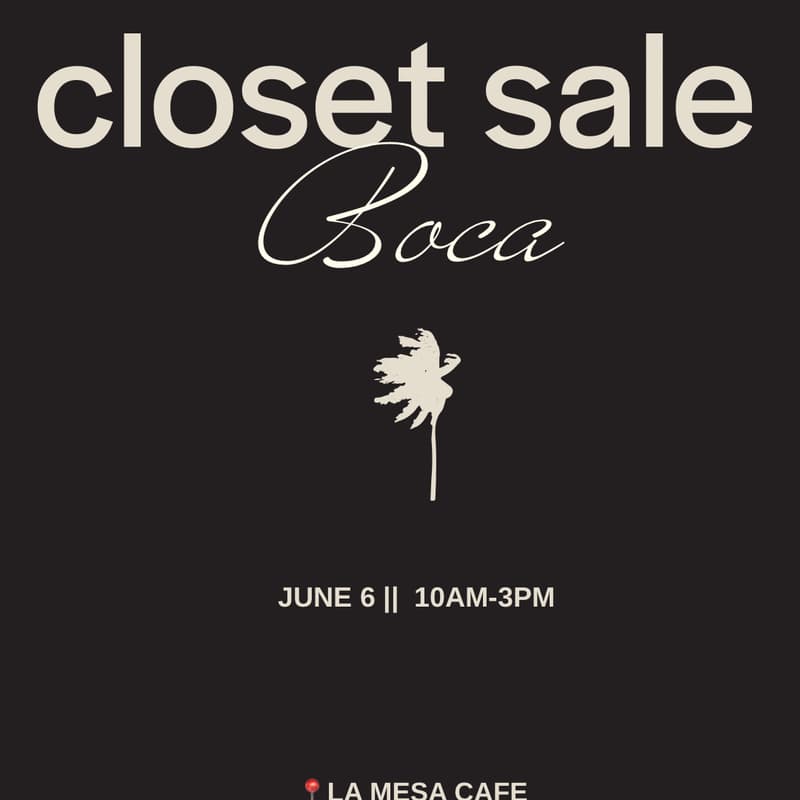 Cover Image for CLOSET SALE