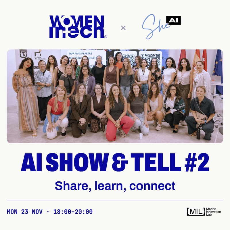 Cover Image for AI Show & Tell | Women in Tech x SheAI #2