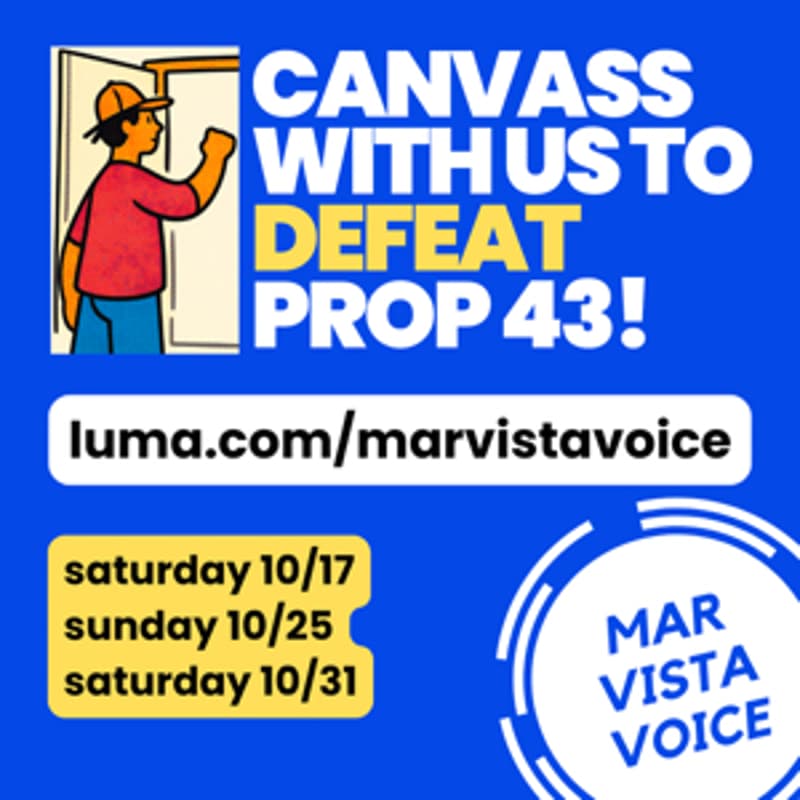 Cover Image for No on Prop 43 Canvass