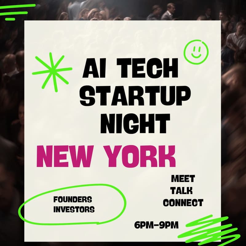 Cover Image for AI TECH & Startup Night — Manhattan, New York