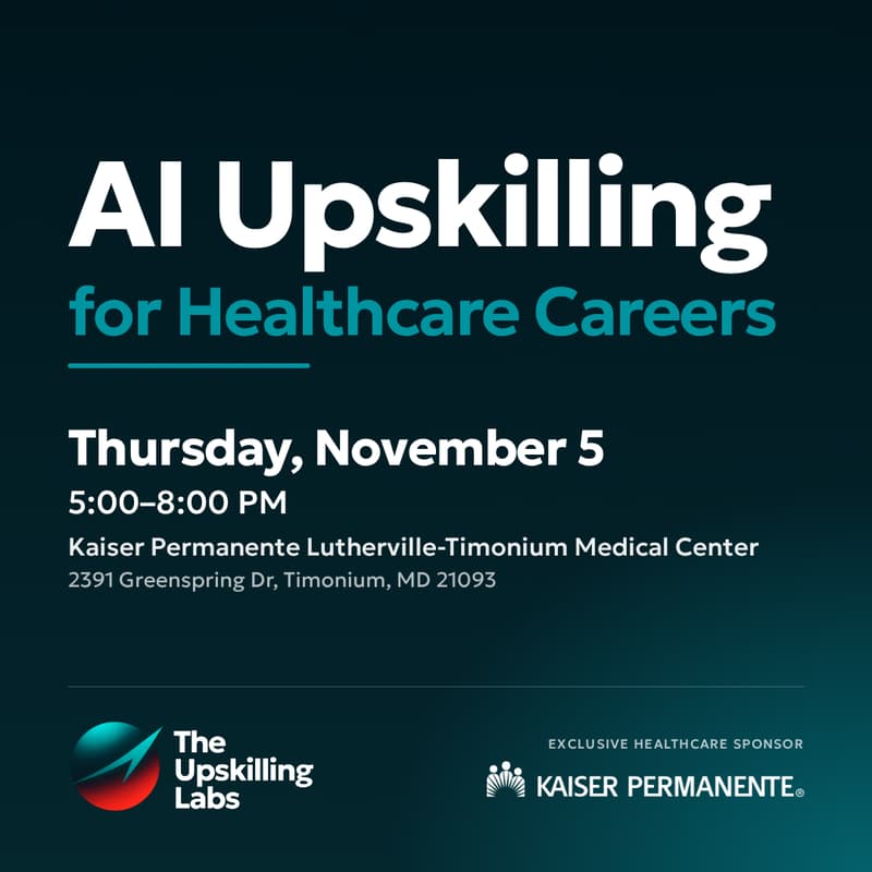 Cover Image for AI Upskilling for Healthcare Careers