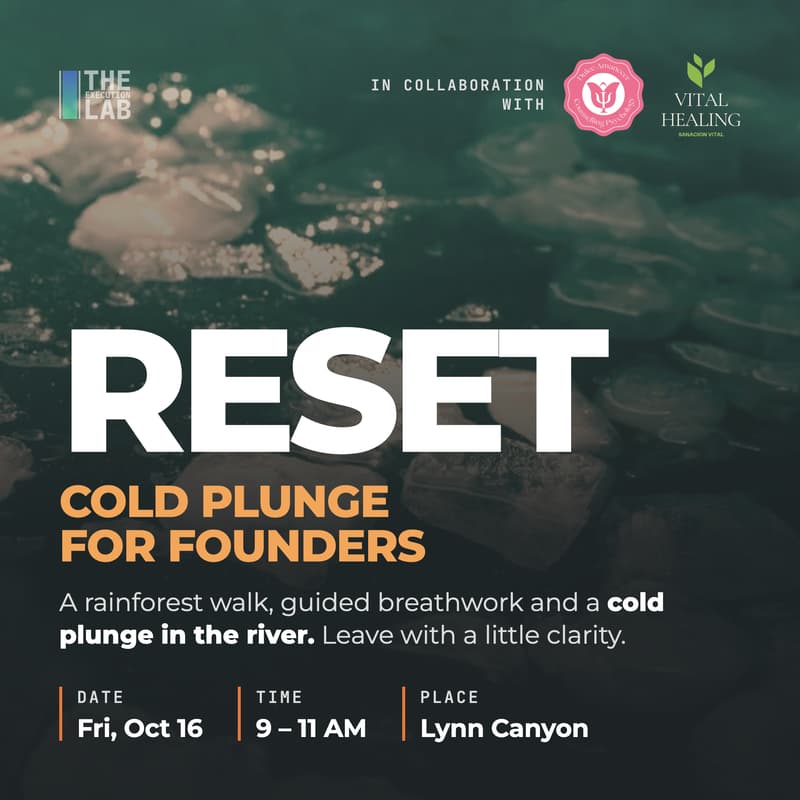 Cover Image for Cold Plunge for Business Owners - Autumn Reset 🍂