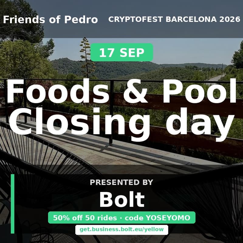 Cover Image for Foods, Drinks & Pool After EBC with Pedro Yellow