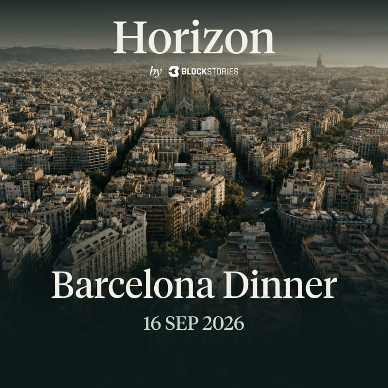 Cover Image for Blockstories Horizon 2026: Barcelona Dinner 🇪🇸
