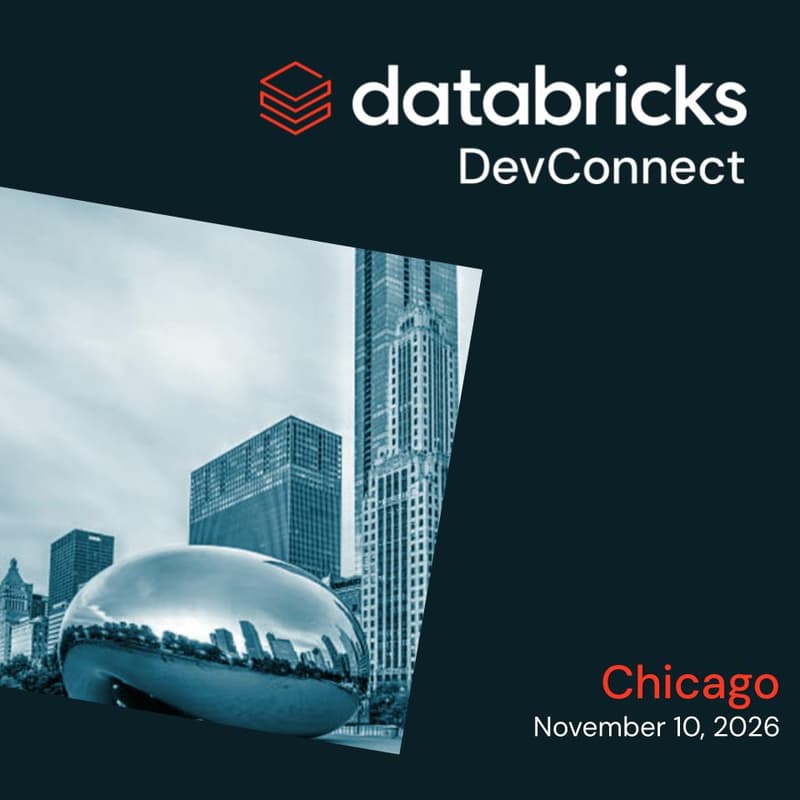 Cover Image for Databricks DevConnect | Chicago