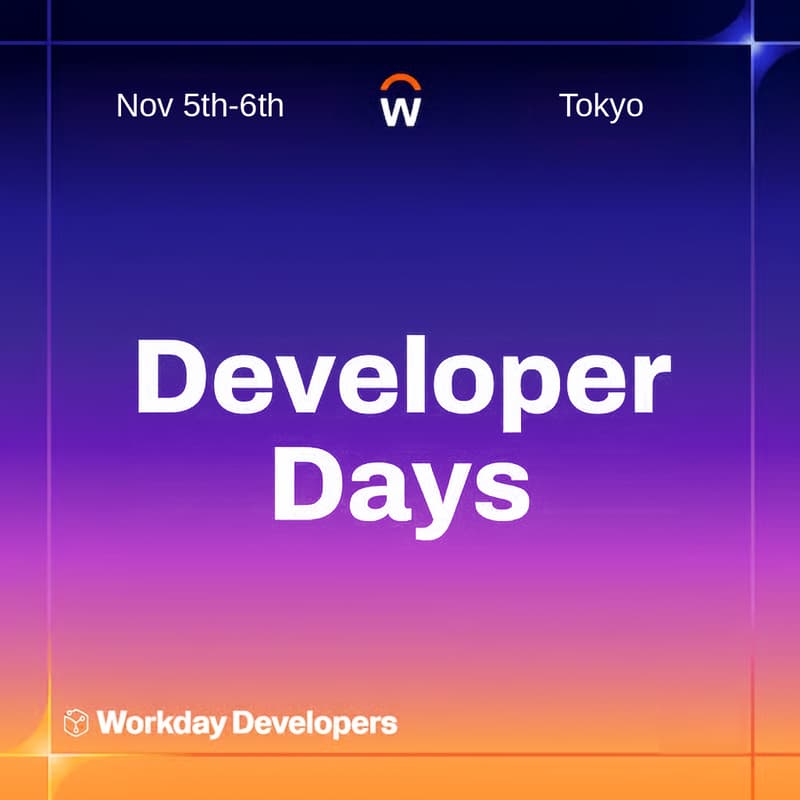 Cover Image for Developer Days Tokyo | デベロッパー・デイズ 東京