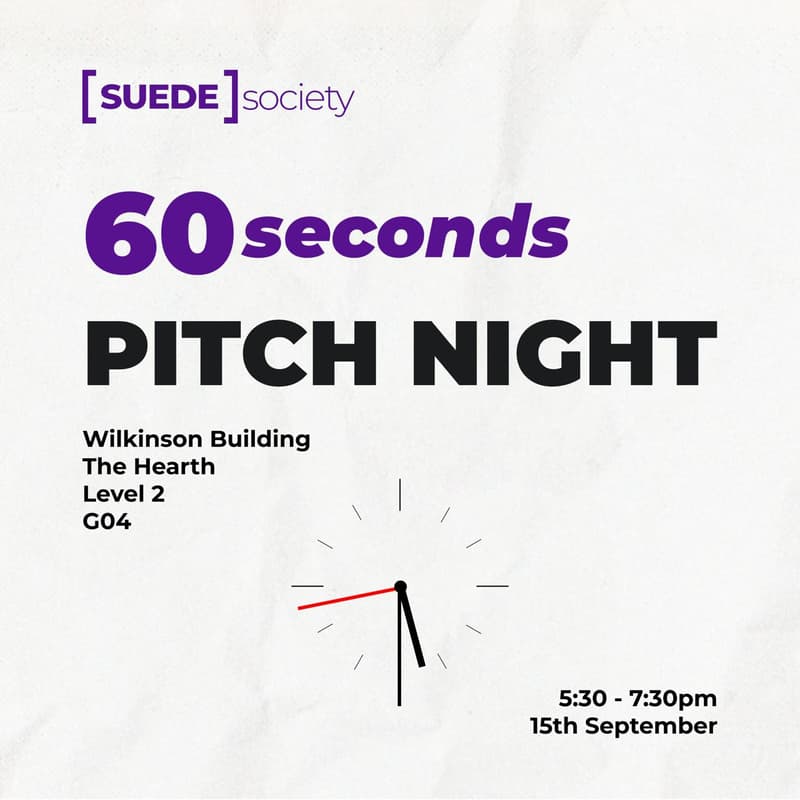 Cover Image for 60 Seconds Pitch Night