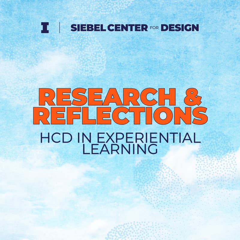 Cover Image for Research and Reflections: HCD in Experiential Learning