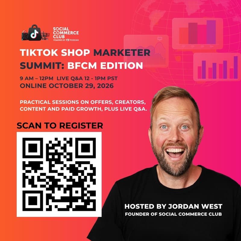 Cover Image for TikTok Shop Marketer Summit: BFCM Edition