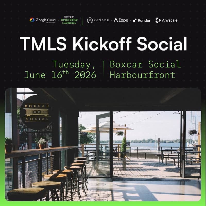 Cover Image for TMLS Kickoff Social [Georgian Transferred Learnings × Google Cloud for Startups]