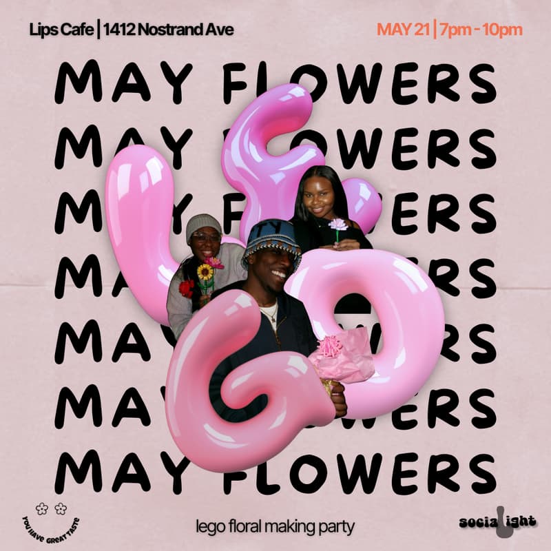 Cover Image for May Flowers: Lego Floral Making Party