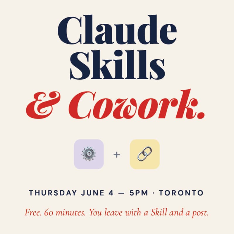 Cover Image for How I Use Claude Skills & Cowork for LinkedIn (Free Live Workshop)