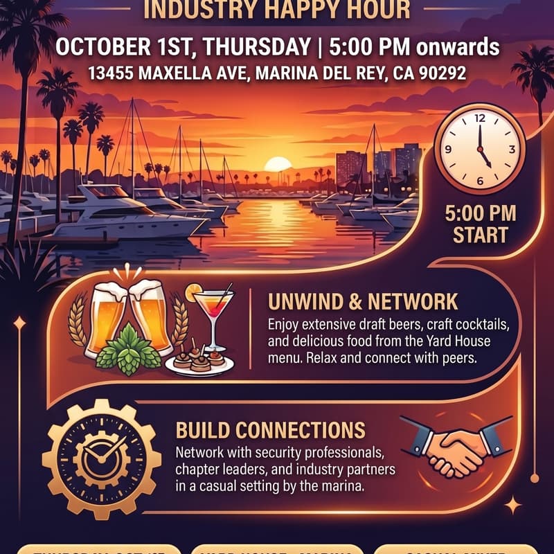 Cover Image for ASIS GLA Chapter: Industry Happy Hour