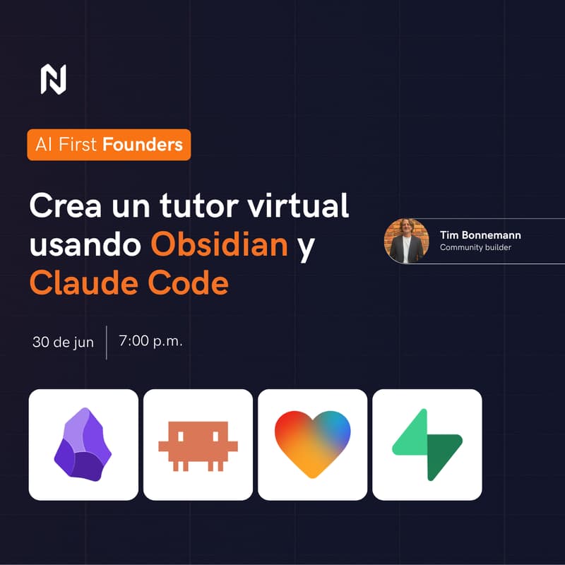 Cover Image for Crea un tutor virtual usando Obsidian y Claude Code