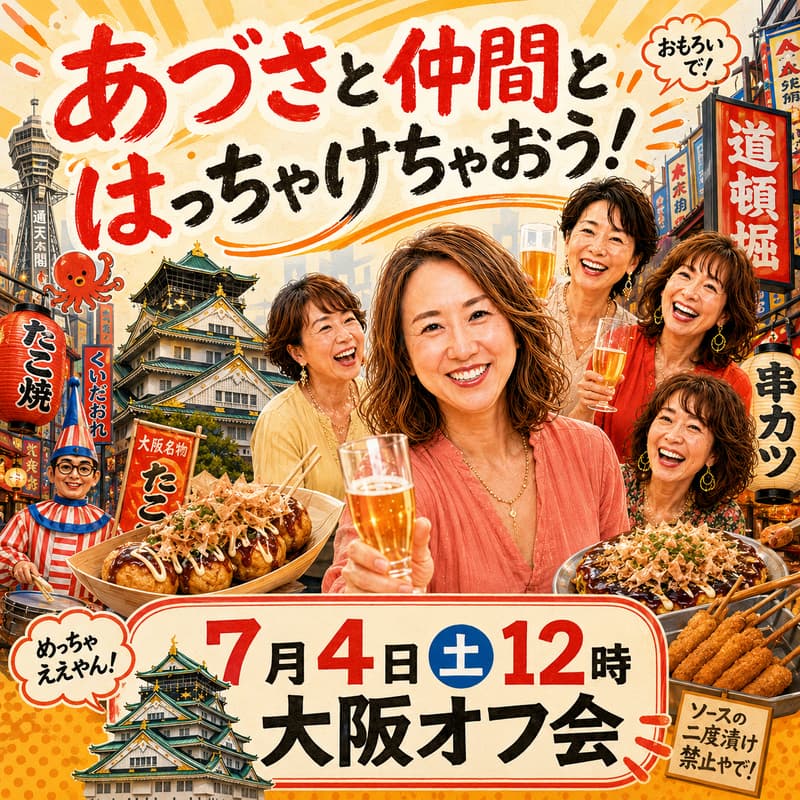 Cover Image for あづさとぶっちゃけオフ会：大阪