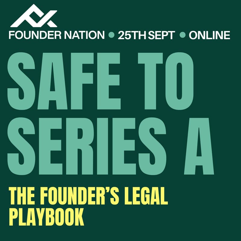 Cover Image for [Remote] 🌀SAFE to Series A: The Founder's Legal Playbook for Fundraising