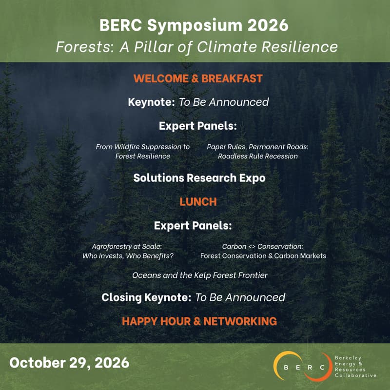Cover Image for Forests: A Pillar of Climate Resilience, BERC Symposium