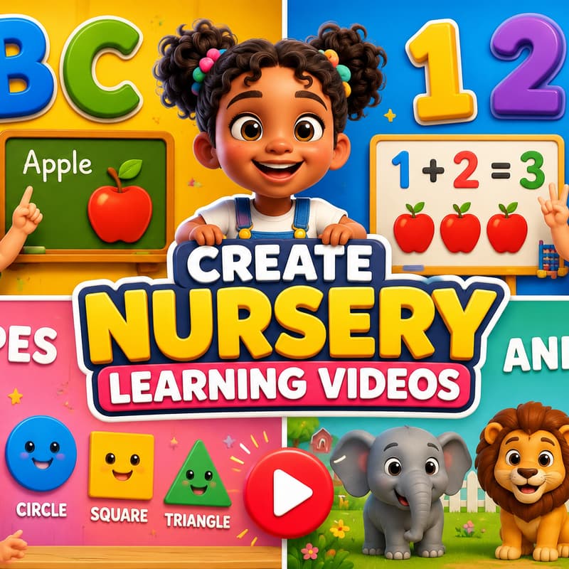 Cover Image for Create a Nursery Rhyme Music Video for Kids