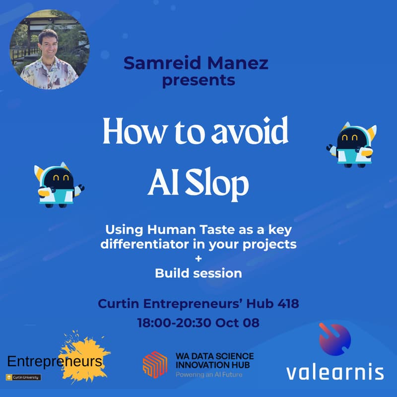 Cover Image for How to avoid AI Slop + Build session