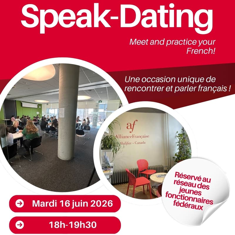 Cover Image for "Speak-Dating" with NS-FYN / « Speak-Dating » avec le RJFF-NE