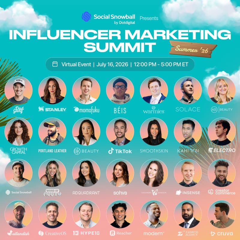 Influencer Marketing Summit: Summer '26 · Zoom · Luma