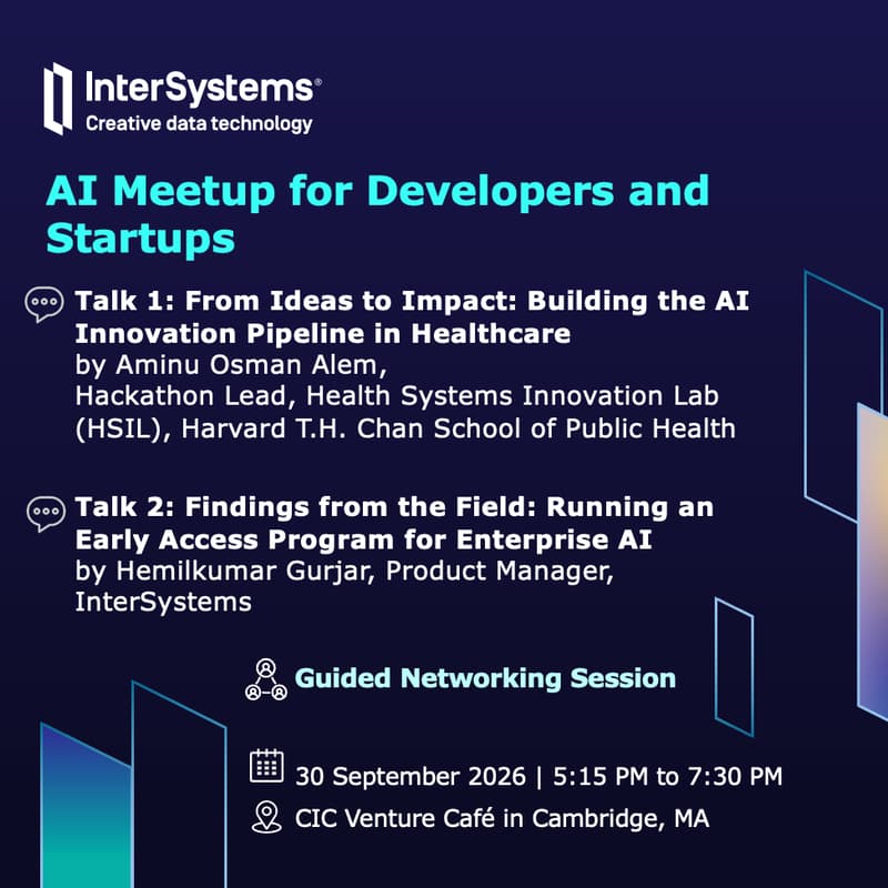 Cover Image for AI Meetup & Mixer for Developers and Startups