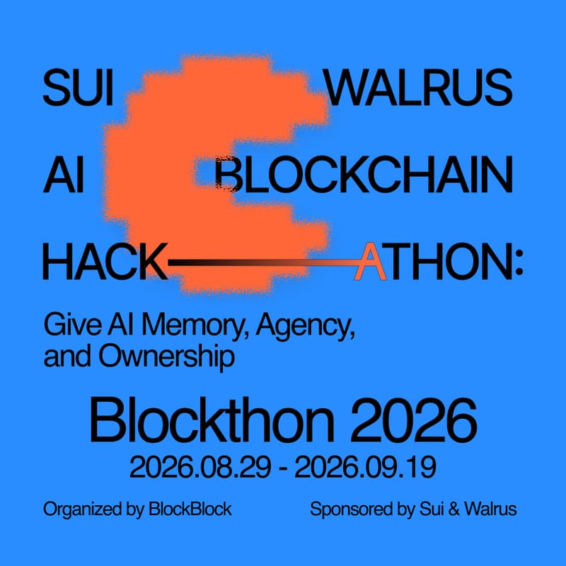 Cover Image for Blockthon 2026 sponsored by Sui and Walrus [~9/14]