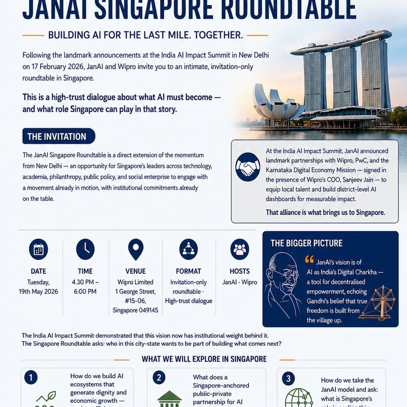 Cover Image for JanAI x Wipro Singapore Roundtable