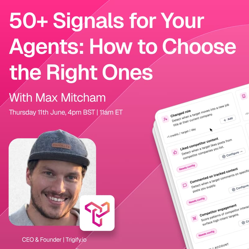 Cover Image for 50+ Signals for Your Agents: How to Choose the Right Ones