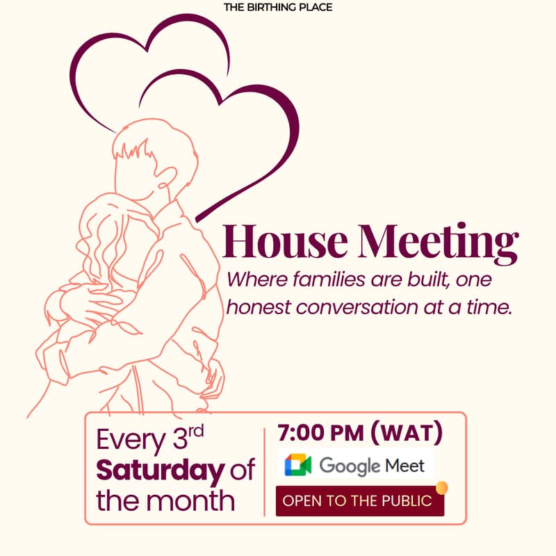 Cover Image for House Meeting at The Birthing Place