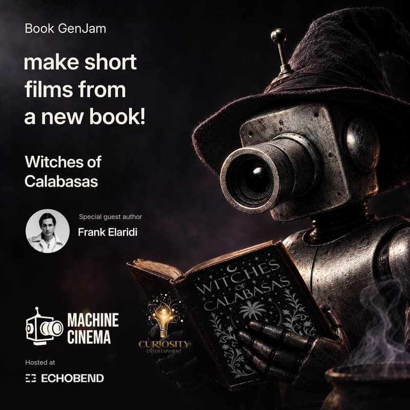 Cover Image for Make A Film Based On A New Book: Witches Of Calabasas! ๐ฎ with author Frank Elaridi - GenJam