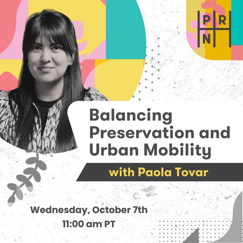 Cover Image for Lunch & Learn: Balancing Preservation and Urban Mobility